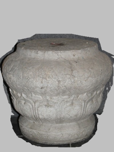 Indoor exhibition hall: column base